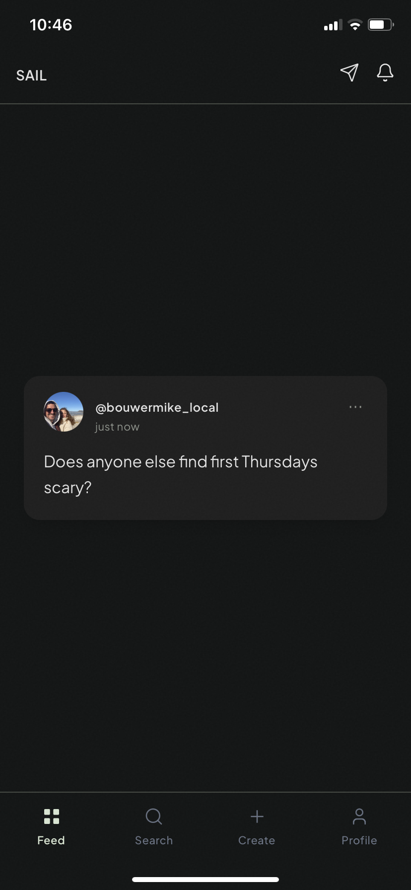 Sail app screenshot